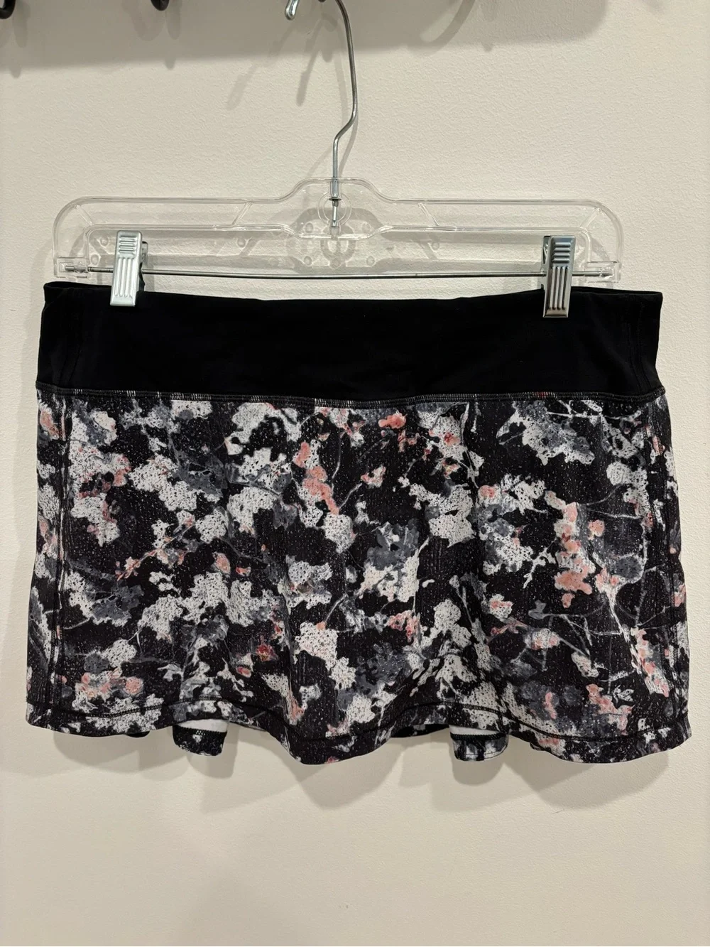 Lululemon Skort Womens 8 Pace Rival Pleated Skirt Spring Bloom Activewear Gym